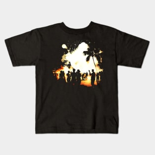 Full Moon Freedom Kids T-Shirt